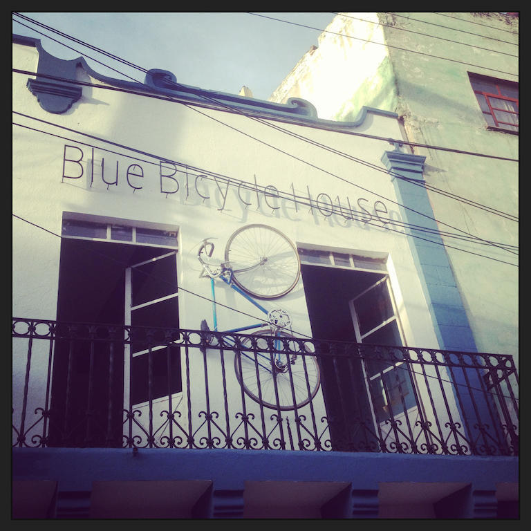 Blue Bicycle House Vandrehjem Querétaro Eksteriør billede