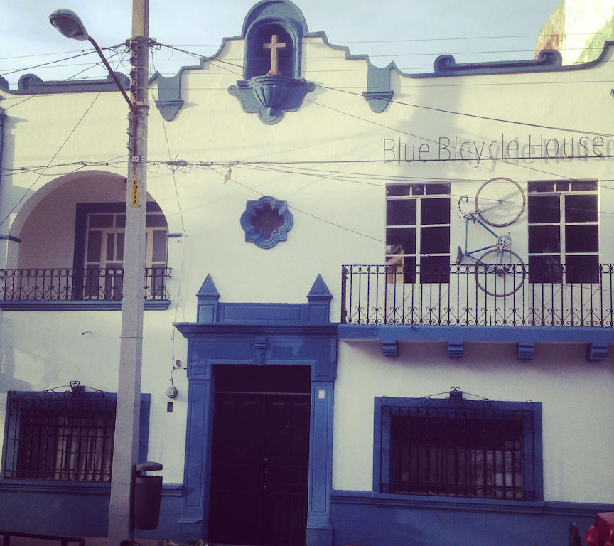 Blue Bicycle House Vandrehjem Querétaro Eksteriør billede